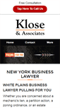 Mobile Screenshot of kloselaw.com